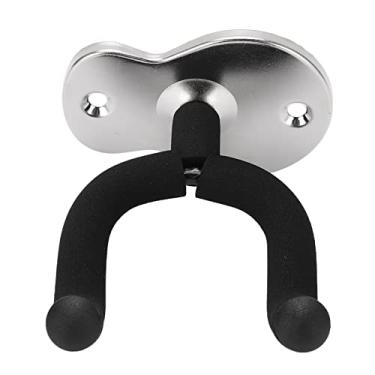 Imagem de Cabide de Guitarra de Metal, Salvar Espaço, Compatível Com Vários Instrumentos Musicais, 4 Cores Disponíveis, Montagem Universal de Parede para Sala de Estar, Estúdio, Escritório ou Exposição,