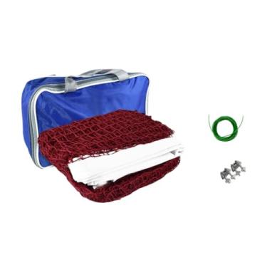 Imagem de rockible Badminton Net Somente rede de substituição da rede de vôlei com bolsa de transporte para o tribunal, 4.1 Milhões