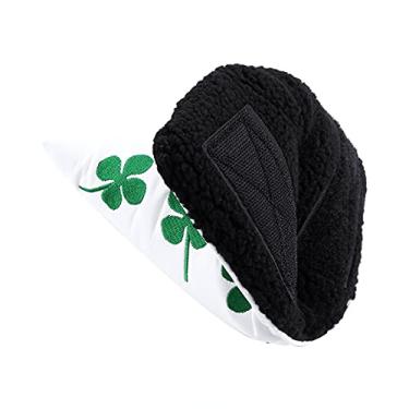 Imagem de Host Green Clover de Quatro Folhas para Melhor, é Adequado para Prostitutas de Lâmina (Preto) (Branco)