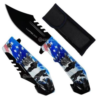 Imagem de Canivete Compacto, Leve e Eficiente com Lâmina de Aço e Abertura Semia