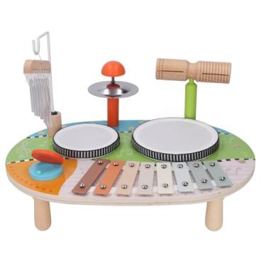 Imagem de Kids Drum Set Wind Wind Chimes Instrumento de Percussão Educação Early Toy Crianças Brinquedos de Puzzle Aprimorando a Função Cognitiva