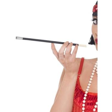 Imagem de Smiffys Porta-cigarros estilo anos 20, preto, 1920's Razzle Fancy Dress, acessórios de fantasia dos anos 20