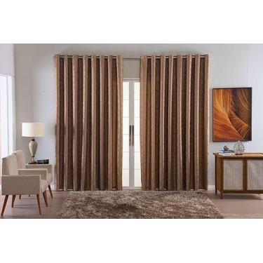 Imagem de Cortina Jacquard Luxo Em Tecido Semi Blackout Sala 6,00X2,80 - B.F Con