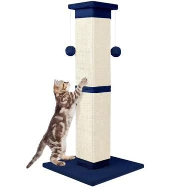 Imagem de Cat Scratching Post SOCATER Nature Sisal 84 cm para gatos domésticos