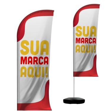 Imagem de Wind Banner Completo Personalizado 2,6m Dupla Face