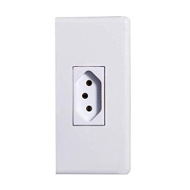 Imagem de Caixa Sobrepor Pratika Box Com 1 Tomada 2p+t 10a Sem Disjuntor Steck Branco