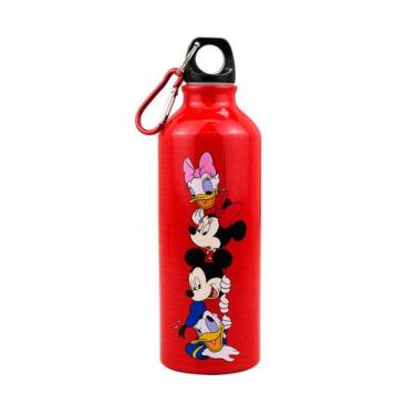 Imagem de Garrafa Alumínio Vermelho Turma Mickey Minnie 500ml - Taimes
