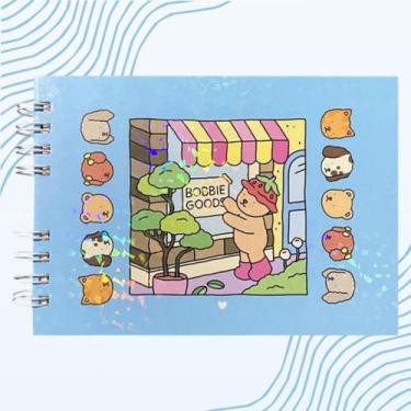 Imagem de Livro de Colorir Bobbie Goods Capa Dura Holográfica + Folha de Acetato