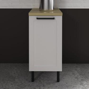 Imagem de Balcão para Cozinha 40cm em Mdf 1 Porta e 1 Prateleira - Tecno Mobili