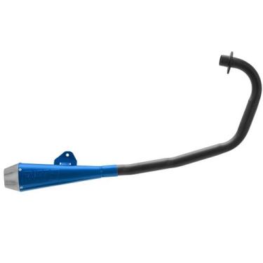 Imagem de Escapamento Esportivo Pro Tork Shot 8 Ybr 125 Curva Preta, AZUL, YBR 1