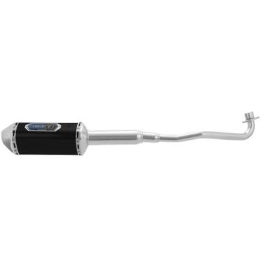 Imagem de Escape Moto Pro Tork Mini 3 Compatível Com BIZ 125 2005 a 2008, PRETO,