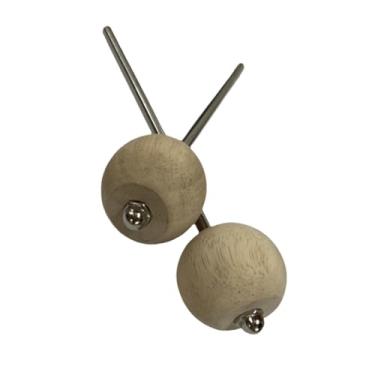 Imagem de simhoa Batedor de Bumbo com Cabeça de Madeira, Pedal de Bumbo E Martelo de Substituição