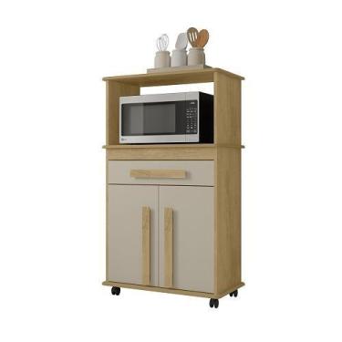 Imagem de Armário Multiuso Toronto Cinamomo/Off White - RV Móveis