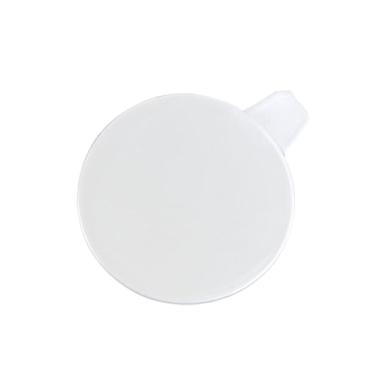 Imagem de LIMBQS Capa de gancho de reboque de para-choque dianteiro para Tesla Model Y, tampa de olho de reboque de carro para Tesla 2020-2023 (branca)