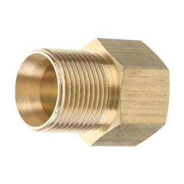 Imagem de Fenteer Adaptador de acoplamento para lavadora de alta pressão, latão, portátil, fácil de usar, acoplamento, conector de mangueira resistente, acessório de, Style B