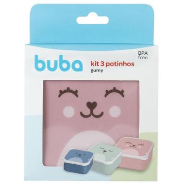 Imagem de Kit 3 Potinhos BUBA Gumy - Rosa