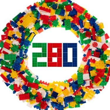 Imagem de Blocos de Montar Infantil Educativo Happy Blocs com 280pçs