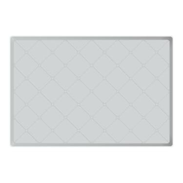 Imagem de YACEYACE Tapete para pia sob o banheiro, forro de armário de cozinha de 86 x 56 cm, tapete impermeável embaixo da pia para banheiro e cozinha, protetor, armazenamento, organizador