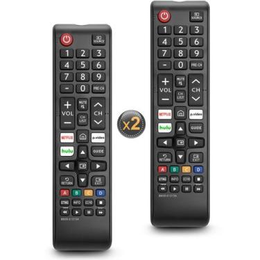 Imagem de Pacote de substituição de 2 controles remotos para Samsung Smart TV - 