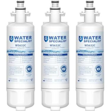 Imagem de Waterspecialist 469690 ADQ36006101 Filtro de água da geladeira, substituição para LG® LT700P®, Kenmore® 9690, ADQ36006102, 46-9690, LFXS30766S, WSL-3, FML-3, RFC1200A, pacote com 3