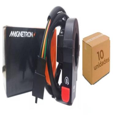 Imagem de Interruptor Partida Honda Cg 150 Fan 2011 2012 2013 Kit 10 Magnetron