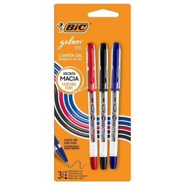 Imagem de Caneta gel Gelocity Stic 0.5mm com 3 unidades - Bic