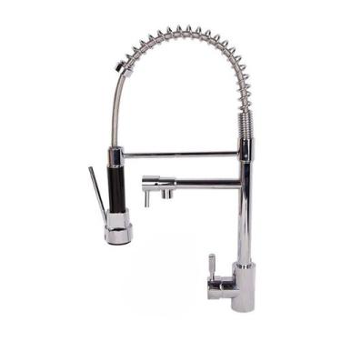 Imagem de Torneira de Cozinha para Bancada 51cm Extensível Arejador - STARTOOLS