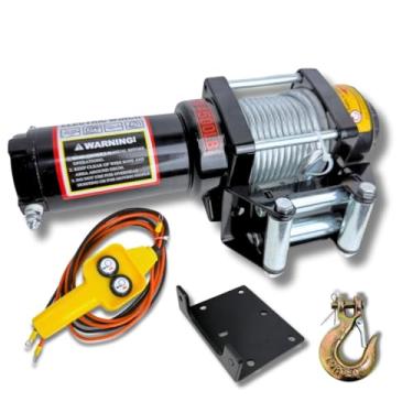 Imagem de 8X TECH - Guincho Elétrico 12v 4500lbs 2041kg De Arraste Jipe Off Road