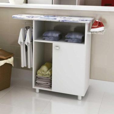 Imagem de Tábua de Passar Roupas Compacta 1 Porta TP3010 Tecnomóbili, Branco