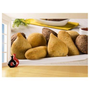 Imagem de Papel De Parede Alimentos Salgados Coxinha Bar 3,5M Al511