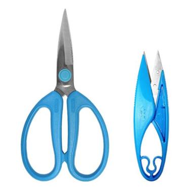 Imagem de 02 Tesoura Costura Tecido Arremate Confecção Jack Reforçada, Textil