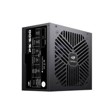 Imagem de Fonte ATX Gamer C3Tech PS-600BK 600W Real, Bivolt, Ventoinha Silenciosa, Proteções OVP/UVP/SCP