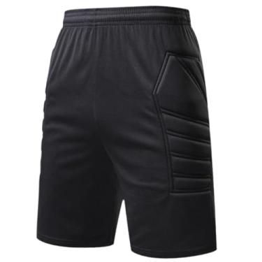 Imagem de UGPLM Calções de compressão para goleiros de futebol com espuma à prova de choque, Xs