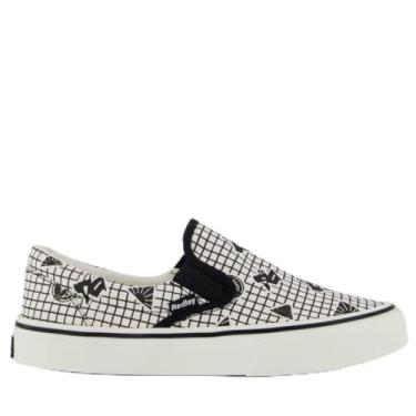 Imagem de Tênis Redley Slip On Estampado Preto e Branco 38