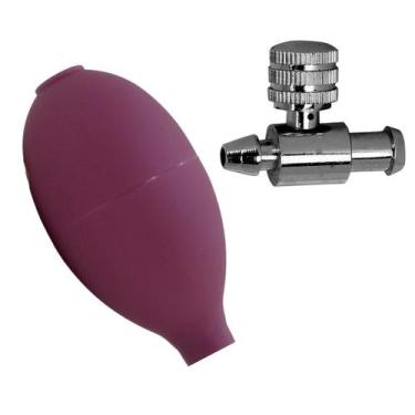 Imagem de Pera Valvula Deflacao Aparelho Pressao Aneroide Universal Insuflação -