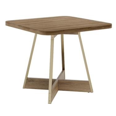 Imagem de Mesa de Jantar Quadrada 90 cm Átria 1593 Carraro (Dourada)