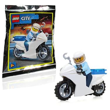 Imagem de LEGO City Minifigure: Police - Motorcycle Police Officer (with Handcuffs) 60141
