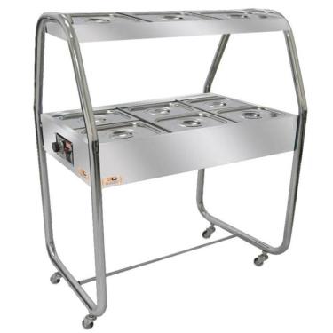 Imagem de Estufa De Aquecimento Venâncio Termos Dupla 9 Cubas 3 Frias 220v Ead6t-54925