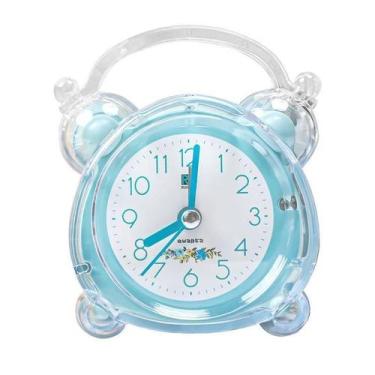 Imagem de Despertador Cute Cartoon Blue Bell Silent Quartz Movement - yiweisai