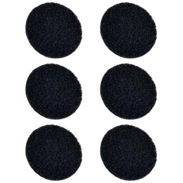 Imagem de Filtros de ar redondos de carbono ativado, conjunto de substituição de 6 peças para cinzeiros J5, sem fumaça, lavável e reutilizável, melhora o ar doméstico