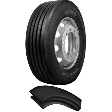 Imagem de Kit Pneu 275/80r22.5 149/146l R269 Bridgestone + Camara