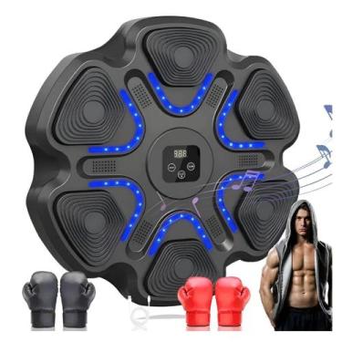 Imagem de Treino de Boxe Máquina Musical Led Inteligente com Luvas - AHEAD SPORT