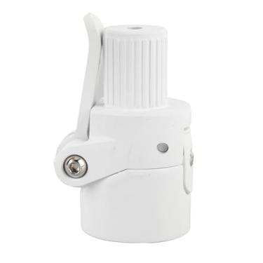 Imagem de KUIDAMOS Base de Pólo Dobrável para Scooter Elétrica, Base de Montagem Estável e Durável para Ciclismo para Usuários M365, Abs e Liga (Branco)