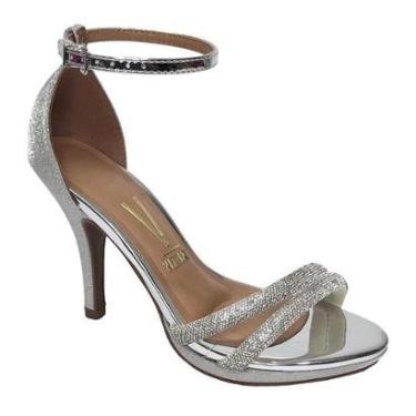 Imagem de Sandália Vizzano Social Strass 6210.1037 Prata-Feminino