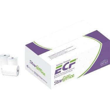 Imagem de Staroffice - Bobina térmica branca 80mm x 40m | Papel térmico de alta performance e rendimento | Ideal para PDV, impressoras fiscais e uso comercial