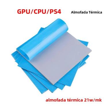Imagem de Pad Térmico De 24W/Mk Para Resfriamento De Radiador De GPU E CPU, Sili