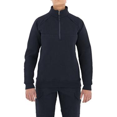 Imagem de First Tactical 128507-019-S-R Camisa feminina Ctn Job 1/4 zíper preta P