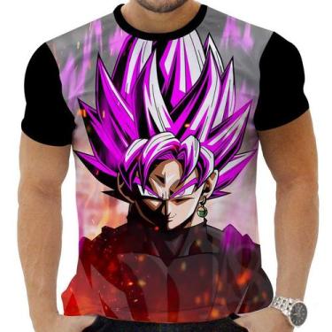 Imagem de Camiseta Camisa Personalizada Anime Clássico Dragon Ball Goku Black 16