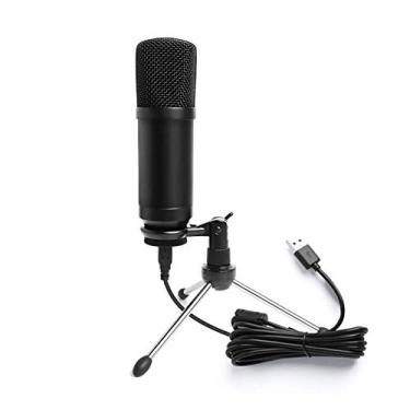 Imagem de Lss9azznmm Microfone condensador cardioide de qualidade de estúdio, microfone condensador, microfone profissional com suporte de tripé para computador
