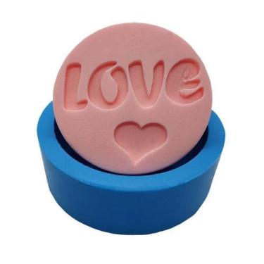 Imagem de Molde De Silicone Sabonetes Caseiros Modelo Love Artesanal - Ilove3d